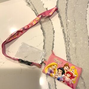 Disney Princess Lanyard, ID holder and Coin Purse detachable